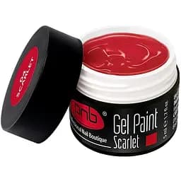 Гель-фарба PNB UV/LED Gel Paint Scarlet PNB 04 скарлет 5 мл