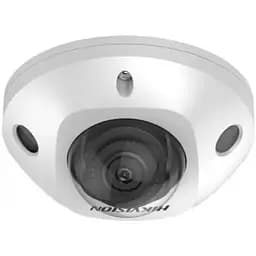 IP-камера Hikvision DS-2CD2523G2-IS(D) 2,8 мм, 2 Мп, 1/2.8`, AcuSense, f= 2.8 мм, день/ночь, ИК-подсветка 30 м, H.265, H.264, H.264+, H.265+, 1 RJ45, IP67, IK08, PoE, Ø110×57,4 мм, 380 г