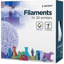 Пластик для 3D-принтера Gembird ABS, 1.75 мм, 1kg, gray (3DP-ABS1.75-01-GR) - мініатюра 3