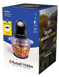 Подрібнювач 27131-56 Matte Charcoal Mini Chopper Russell Hobbs teh0026712 - мініатюра 7