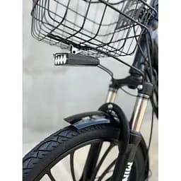 Електровелосипед Minako U20" 800W 48V 18Ah + вантажний посилений багажник чорний - мініатюра 8