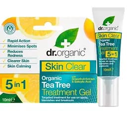 Лікувальний гель з чайним деревом 5 у 1 Dr. Organic Skin Clear 5in1 Treatment Gel 10 мл