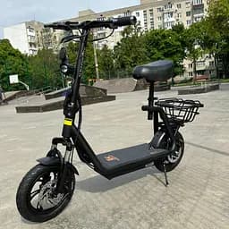 Електросамокат KUGOO Kirin C1+ Plus 18Ah 2025 року з сидінням та корзиною - мініатюра 4