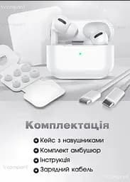 Бездротові навушники SmartX Pro Luxury Bluetooth навушники з детектором вуха, наушникі блютуз TWS White
 - мініатюра 8