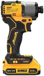 DeWALT Шурупокрут ударний аккумуляторний DeWalt XR Li-Ion PowerStack 18В 1х1.7А·рік 192Нм 3200об/хв 4200уд/хв кейс 0.88кг без ЗП - мініатюра 3