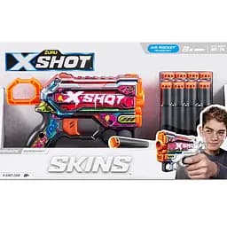 Скорострельный бластер Zuru X-Shot Skins Menace Mercenary 8 патронов (36515P)