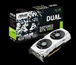 Видеокарта GeForce GTX 1060 6GB Asus Dual OC (DUAL-GTX1060-O6G) Б/У