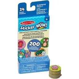 Набір з мініблокнота та запасних наліпок для штампа Melissa & Doug Sticker WOW Сюрприз (SM93208/6075137)