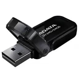USB флеш накопичувач ADATA 64GB UV240 Black USB 2.0 (AUV240-64G-RBK) - мініатюра 2