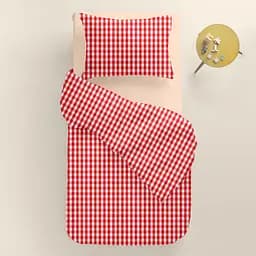 Комплект постільної білизни Cosas Red check Підлітковий червоний (RedCheck_El90-05Pastel_155) - мініатюра 2