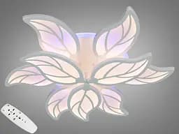 LED люстра на пульті з диммером, 3-х кольоровим підсвічуванням