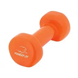Гантель вінілова Power Play 4125 Achilles 4 кг, Orange - мініатюра 2