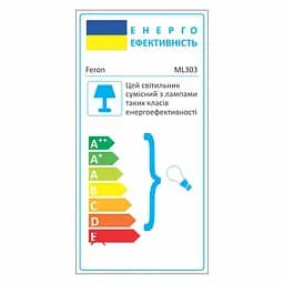 Накладний поворотний світильник Feron ML303 під лампу чорний - мініатюра 2
