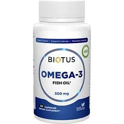 Рыбий жир Biotus Omega-3 Fish Oil 120 капсул