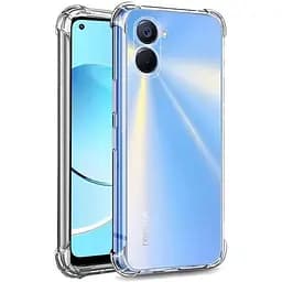 TPU чохол Getman Ease logo посилені кути Full Camera для Realme 10 4G Безбарвний (прозорий)
