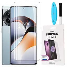 Захисне скло DK для OnePlus Ace 2 Pro UV Curved 015456 clear 2 шт. - мініатюра 3