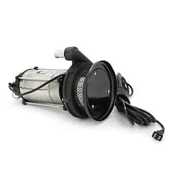 Занурювальний насос 1500W 220V до 4 м³/год підйом до 30 м 25 мм нержавіюча сталь 410х200х230 мм 11.5 кг. + перехідник - мініатюра 2