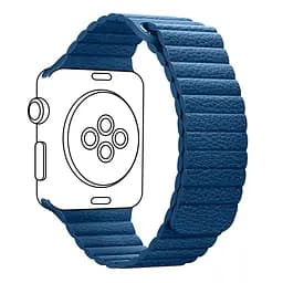 Ремінець ArmorStandart Leather Loop для Apple Watch 42 (Series 11-10)/41/40/38 Cape Cod Blue (ARM53316)