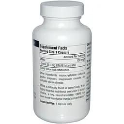 Амінокислота Source Naturals DMAE 351 мг 100 капсул - мініатюра 2