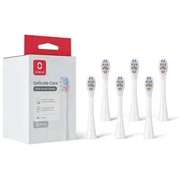 Насадка для зубної електрощітки Oclean Delicate Care P3K1 White 6 шт (6970810557404) - мініатюра 3