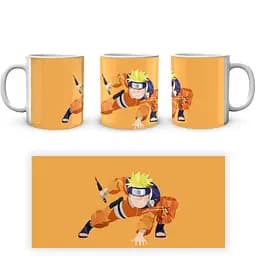 Кухоль GeekLand Наруто Naruto У стійці Вектор Без контуру NA.02.307 330 мл білий - мініатюра 3