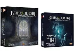 Настольная игра Geekach Games Война Кольца. Карточная игра с дополнением Против тени (укр.) + уникальное промо! (GKCH102WR+1)