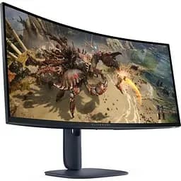 Монiтор Dell 34" AW3425DWM VA Black Curved 180Hz (210-BQWL)