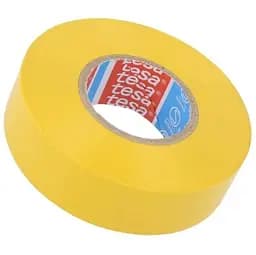 Изоляционная лента Tesa SPVC +90°C 7000V 20 м х 19 мм желтая