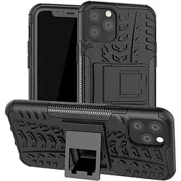 Чохол-накладка Toto Dazzle Kickstand 2 in 1 Case Apple iPhone 11 Pro Black - мініатюра 2