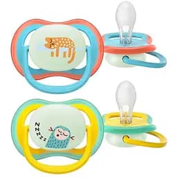 Пустышка Philips Avent Ultra Air ночная 18+ мес. 2 шт. (SCF376/32)
