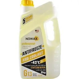 Антифриз Nowax Yellow G13 жовтий 5 кг (NX05007)