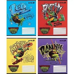 Набор тетрадей Kite TMNT Mutant Mayhem 12 листов в косую линию 25 шт. (NT25-235)