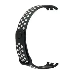 Ремінець Nike Sport Mi Band 8/9/10 Black White