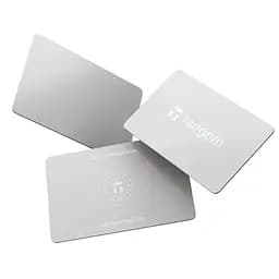Криптогаманець Tangem Wallet 2.0 Stealth White — набір з 3 карток Білий Стелс (TG-WSTEALTH)