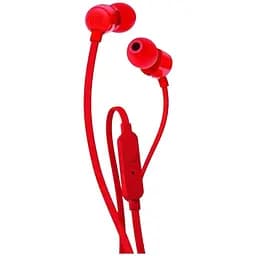 Навушники JBL Tune 110 з мікрофоном Red (JBLT110RED)
