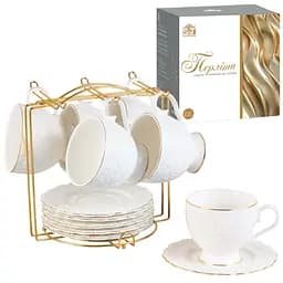 Сервиз чайный S&T Перлита 12 предметов на стойке (15220-00)