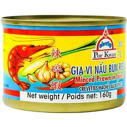 Мелене м`ясо креветок у спеціях Por Kwan 160 г