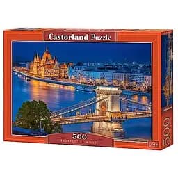 Пазл Castorland Ночной Будапешт Венгрия 500 эл. (B-53940)