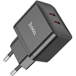 Зарядний пристрій Hoco N29 Triumph 35 W (2 Type-C) чорний
