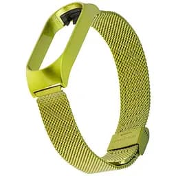 Ремешок Миланская Петля Mi Band 5/6 Зеленый