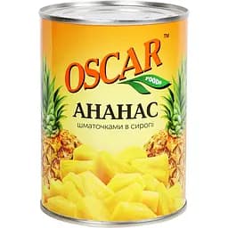 Ананаси Оscar шматочками 580 мл (231870) - мініатюра 2