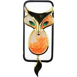 Чехол-накладка Toto TPU Case Decorative Stones IPhone 5/5S/SE A Fox Black