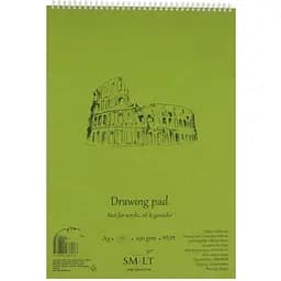 Альбом для акрила и масла на спирали SM-LT Art AUTHENTIC (DRAWING) А3 290 г/м² 20 л белая бумага