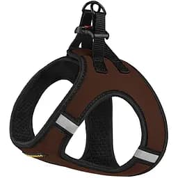 Шлея для собак Bronzedog Sport Vest XXXS 13х11х3 см коричневая