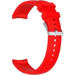 Ремінець BeWatch силіконовий ECO2 для годинника універсальний 20 мм Червоний (1012103)