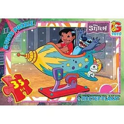 Дитячий пазл "Stitch" G-Toys SC602 постер 35 елементів