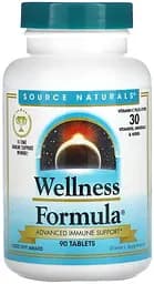 Натуральная добавка Source Naturals Wellness Formula Herbal Defense Complex, 90 таблеток