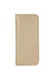 Кожаный портмоне Middle бежевый