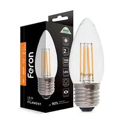 Світлодіодна лампа Feron Filament LB-58 4 Вт E27 4000K