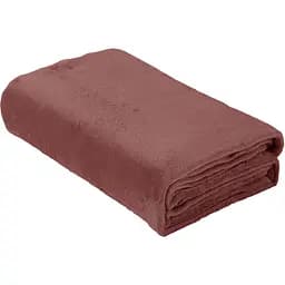 Плед Love You флис 200х220 см коричневий (8270)